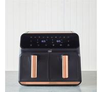 Neo Black & Copper Electric 8.5L Digital Air Fryer With Dual Drawer