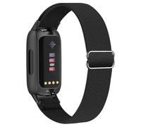 NEO+ Elastic Replacement Wristband Compatible with Fitbit Inspire 3/2 No Tracker (Black)