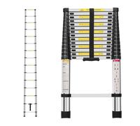 Neo Extendable Portable Foldable Telescopic Ladder Multi-Purpose Steel Telescoping Ladder Sturdy Loft Ladder with EN131 Certificate (4.6M)
