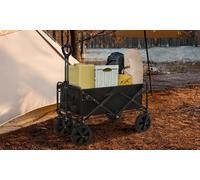 Neo Foldable Collapsible Garden Festival Trolley Cart in Camel Neo Camel