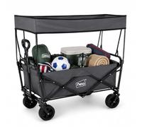 Neo Folding Wagon Canopy Garden Cart 140L 120kg (Grey)