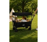 Neo Folding Wagon Canopy Heavy Duty Collapsible Garden Cart 140L 120Kg
