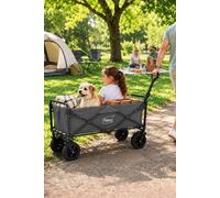 Neo Folding Wagon Heavy Duty Collapsible Garden Cart 140L 120Kg