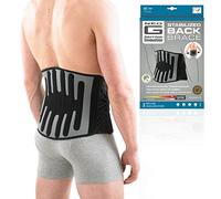 Neo-G Back Support RX Stabilized with Power Straps and Adjustable Lacing System - Back Brace for Lower Back Pain Relief, Muscle Spasm, Strains, Arthritis, Rehabilitation (L)