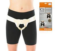Neo-G Double Lower Hernia Support for Men and Women - Bilateral Inguinal Hernia Support - Hernia Belt Reduces Symptoms of Overstrain & Exertion - Truss for Hernia Breathable & Adjustable - S