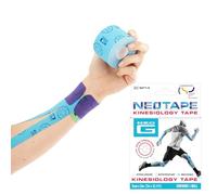 Neo-G Kinesiology Tape - Breathable Elastic Therapeutic Sports Tape for Pain Relief, Knee, Shoulder, Ankle, Epicondylitis, Injury Recovery - Water Resistant - Class 1 Medical Grade - Unisex - Blue