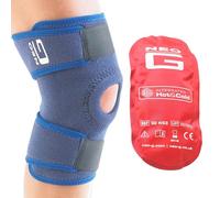 Neo-G Knee Support Open Patella and Hot Cold Therapy Pack Bundle for Arthritis ACL Meniscus Tear Swelling Sprains Joint Pain Relief