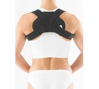 Neo-G Light Clavicle Support - For Discreet & Comfortable Posture Alignment, Pain Relief, Muscular Aches, Rehab - Fully Adjustable - Class 1 Medical Device - Small - Black