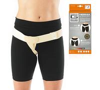 Neo-G Lower Hernia Support for Men and Women - Inguinal Hernia Support - Hernia Belt Reduces Symptoms of Overstrain & Exertion - Truss for Hernia Breathable & Adjustable - M - Left