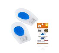 Neo G NeoThotics Heel Cushion Pads - Silicone Gel Heel Cups - Heel Support for Plantar Fasciitis, Achilles Tendonitis, Heel Pain Relief - Gel Heel Pads for Shoes - Orthotic Heel Insoles - S