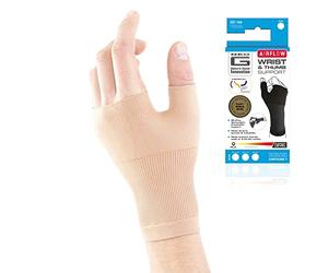 Neo-G Wrist and Thumb Support for Arthritis, Joint Pain, Tendonitis, Sprain, Hand Instability - Wrist Support for Sports, Daily Wear - Wrist Brace Compression Hand Support - M - Beige