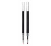 NEO+ Gel Pen Refills Compatible with Zebra JF Rollerball 0.5mm Black Ink Smooth Writing Pack of 2