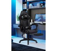 Neo GTB Gaming Chair with Massage & Footrest in Black Neo Black