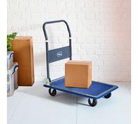 Platform Hand Trolley Truck Heavy Duty Folding Flat Bed Barrow Transport 150kg
