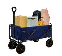 Neo Heavy Duty Large Capacity Foldable Collapsible Garden Trolley Cart Utility Wagon Truck Folding Wheelbarrow For Beach