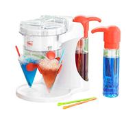 Neo Ice Snow Cone Slushie Slushy Slush Cold Shaver Maker Ice Scraper Drinks Cocktail Machine Electric Crusher Dispenser with 4 Straws & 4 Cups