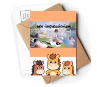 Neo Impressionism Optics Chromatics Postcards Envelopes Cards Mailing Year Horse