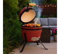 Neo Kamado 13" Ceramic Bbq Grill Smoker Charcoal Cooking Oven Portable