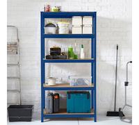 Neo Large Blue 5 Tier Garage Shelving Racking