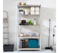 Neo Large Galvanised 5 Tier Garage Shelving Racking