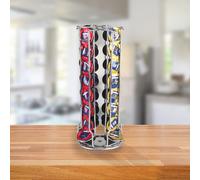 Neo Lavazza Mio Revolving 32 Coffee Capsule Pod Holder in Silver Neo Silver