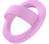 NEO+ Magnetic Silicone Phone Grip, Comfy Finger Loop Grip Phone Holder, Strong Grip, Easy to Install and Remove, Compatible with Magsafe, Compatible with iPhone 17/16/15/14/13/12 Series (Light Purple)