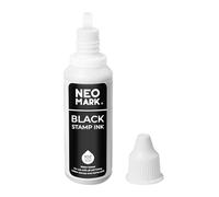 NEO MARK Premium Stamp Ink, Quick-Drying and AP-Certified Non-Toxic Refill Ink for Self-Inking Stamps, Date Stamps and Stamp Pads(Black, 1oz)