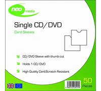 Neo Media Card Sleeves with Thumb Cut (Pack of 50)