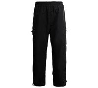 NEO Mens Thermal Fleece Lined Trousers, Super Soft Casual Camouflage Cargo Combat Elasticated Waist Full Length Regular Fit Work Smart Men Bottoms Pants, BlackXL