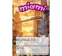 Neo-Miami Chronicles: Neo-Miami Chronicles,A Futuristic Cyberpunk Art Deco Lined Notebook,Composition Book for Fans of Sci-Fi and Retrofuturism