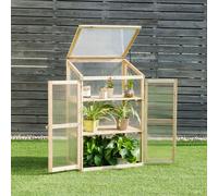 Neo Mini Wood Growhouse Greenhouse Cold Frame Wood