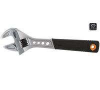 Neo professional adjustable wrench various sizes, non slip jaws, soft grip