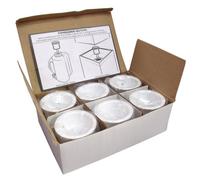 Neo-Pure NP-PFC101 Carbon Filter Cups | Replacement 6-Pack for Nautilus/Dol-fyn Water Distillers | Effectively Reduces Odor and Improves Taste for Cleaner Drinking Water