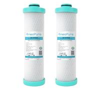 Neo-Pure RV Replacement Filter for Forest River FRE-10-GN (2.5 x 10") RV Water Filter Activated Carbon Block Push-Nipple Cartridge Replaces FRE-10-BN(2PK)