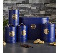 Neo 5 Piece Kitchen Canister Set in Navy Neo Navy