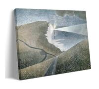 Neo-Romanticism 1939 Beachy Head Landscape Print by Eric Ravilious Featuring Lighthouse And Coastline Wall Art Room Aesthetic Print Art Wall Painting Canvas Modern Bedroom Decor Frame 24x36inch(60x90
