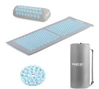 Neo-Sport NS-901 acupressure mat with spikes, gray and blue