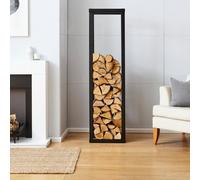 Neo Tall Black Firewood Log Rack