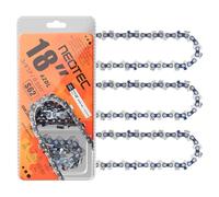 NEO-TEC 18 Inch Chainsaw Chain 3 Pack - S62 - .050" Gauge, 3/8" Low Profile Pitch, 62 Drive Links Compatible with Husqvarna, Echo, Poulan, Cranftsman, Kobalt and More