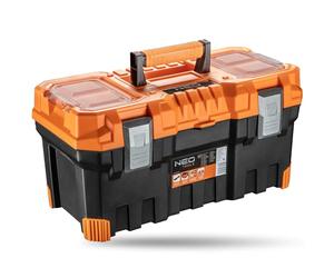 Neo Technician's Plumber Tool Box with Removable Tray 554 x 286 x 276mm