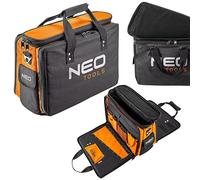 NEO TOOLS 600D Polyester Tool Bag with 17 Inner Pockets | 2 outer pockets, rigid construction, three main inner compartments, reinforced zips 43.5 x 33 x 20 cm