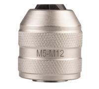 NEO Tools Chuck for Taps, Tap Cutting Chuck, Tool Holder, Cordless Screwdriver/Drill, Tap Adapter 1/4 Inch, for Thread M5-M12, CRV