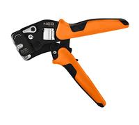 NEO TOOLS Crimping Pliers for Crimping ferrules, CRV Steel, Length 230 mm, self-Adjusting 0.08-16 mm2, AWG 26-5, 2-Component Handle TPR+ABS, Size Manual Gearbox, Cable end Screw