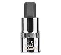 NEO TOOLS Hexagonal Insert on Attachment bit - Professional Hexagon on Shaft - Size 1/2 inch Length 55 mm - Made of high-Strength Chrome Vanadium Steel (CRV