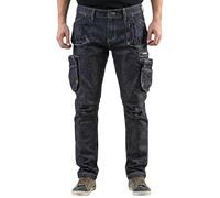 NEO TOOLS Men's X Work Utility Pants, Denim, XXL