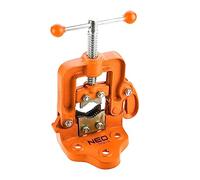 NEO TOOLS Pipe Vise - Range from 10-60 mm - Hydraulic Vise - Heavy Duty Clamping - Hardened Jaws with grooved Inner Side - Hardened Steel