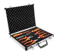 NEO TOOLS Pliers and Screwdriver Set 1000V 7 Elements Two-Component Handle for Operation Under Voltage up to 1000V TUV Certificate 25 Year Warranty