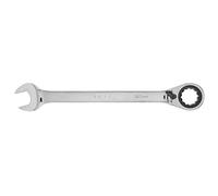 NEO TOOLS Ratchet Combination Spanner Straight Chrome Vanadium Steel (CRV) 72 Teeth with Clockwise and Anti-clockwise Rotation Lever Special Tool Chrome Finish Mirror Polished