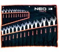 NEO TOOLS SET OF SPANNER WRENCHES 26 PCS CrV STEEEL 6 - 32mm TEXTILE CASE 09-754