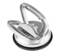 NEO TOOLS Suction Cup for Single Windows 50 kg, Aluminium for Glass, Plexiglas, Varnished Plates, Plastic Sheets, Diameter 120 mm